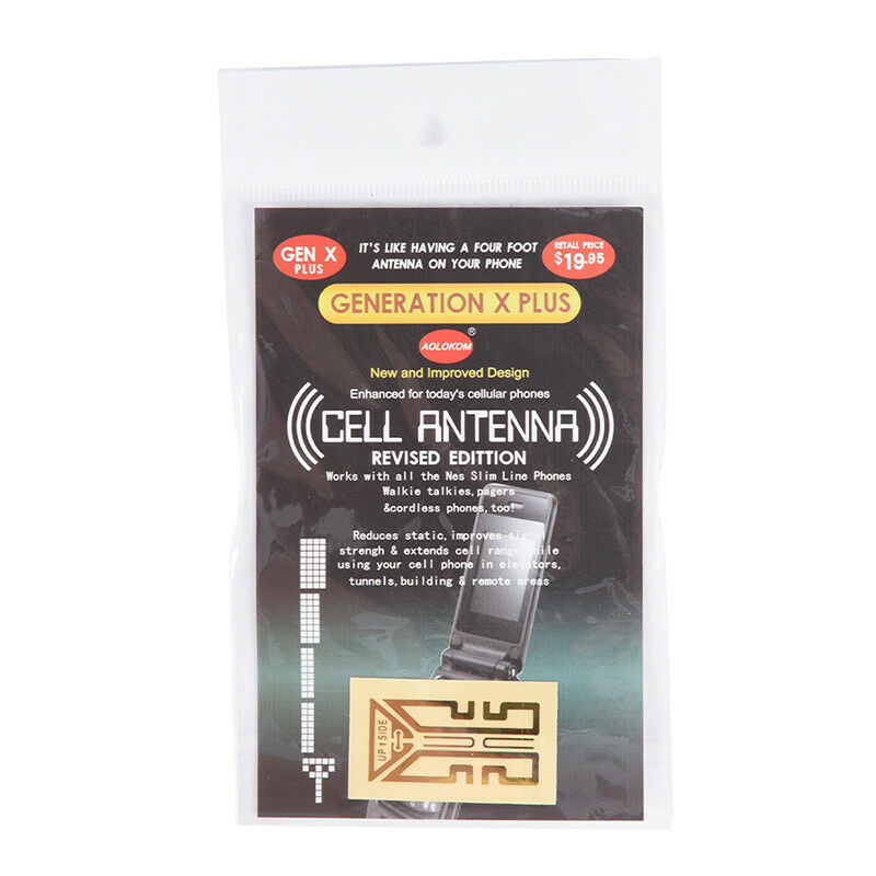 10Pcs Cellulare Phone Signal Enhancement Signal Antenna Booster Stickers..J Fx
