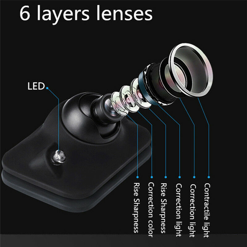 Adjustable Car Front Left Rear View Camera Light Sensitive LED Night Vision