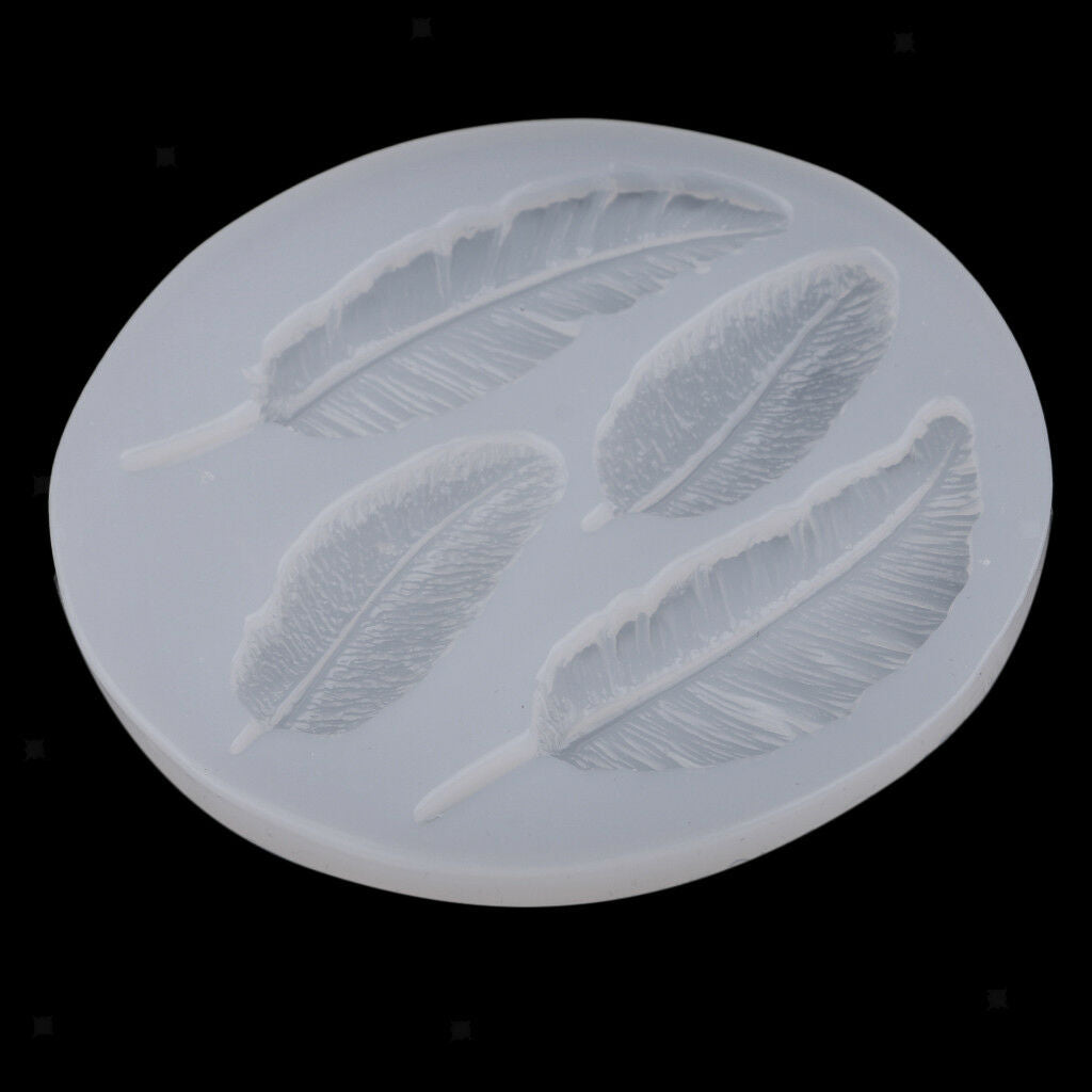 Feather Soap Mold Cake Silicone Mould For Candy Chocolate Cookie Ice Craft