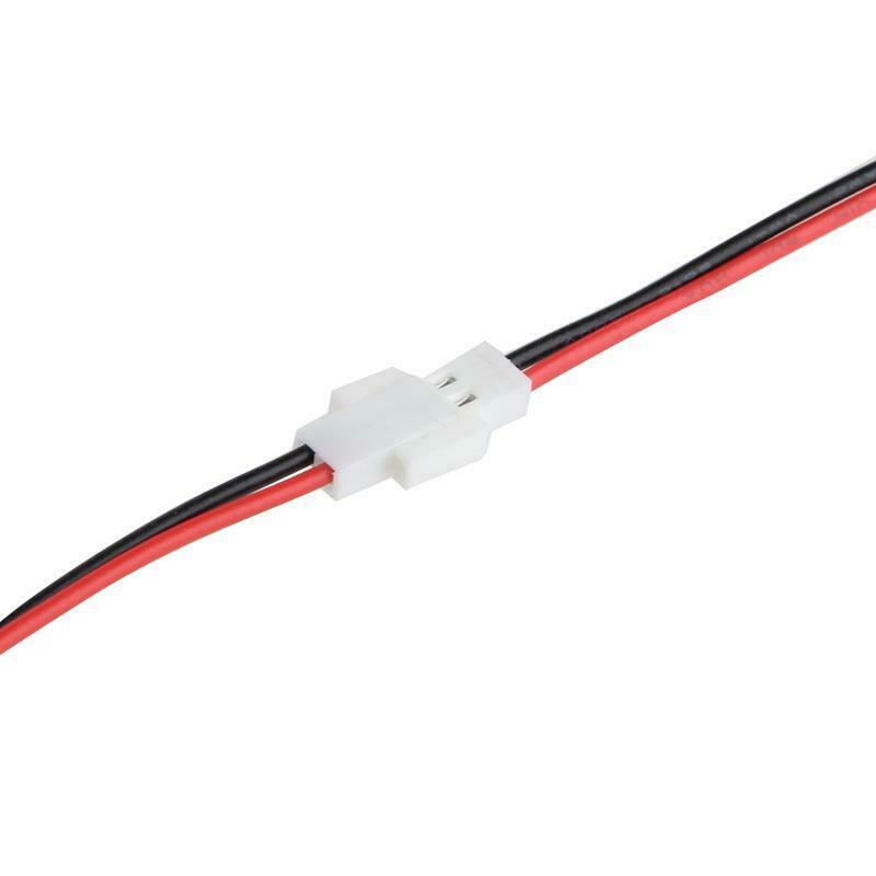 10Pairs DIY JST DS LOSI 2.0MM 2 Pin Connector Plug Male Female With Wire 150MM