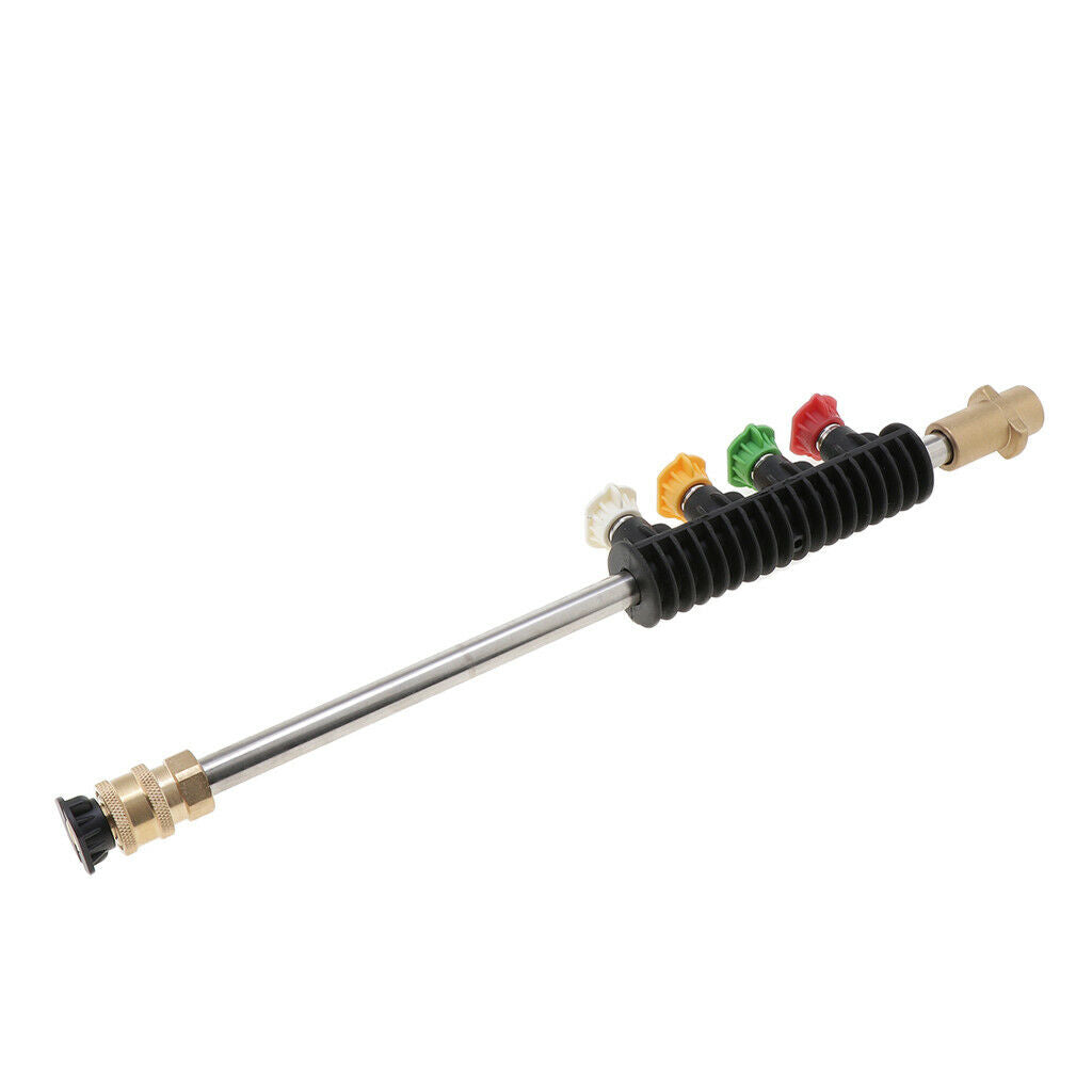 1/4 Inch Plug Power Washer Lance Metal Rod with Spray Nozzle Suitable for