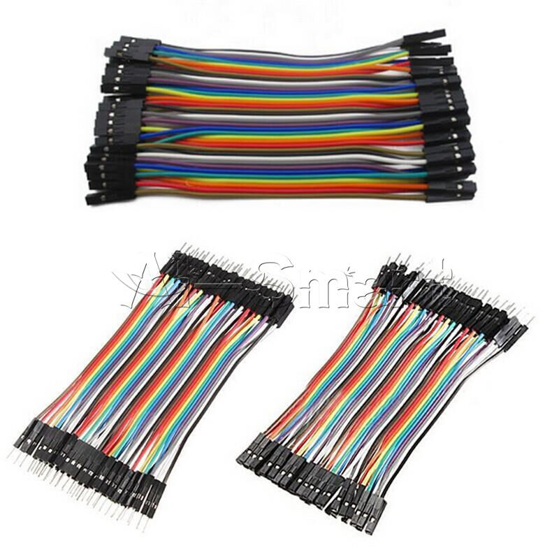 120PC Dupont Wire Male to Male Male to Female Female to Female Jumper Cable 10cm
