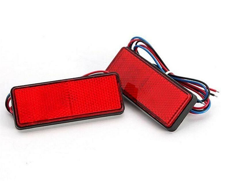 LED Reflector Tail Brake Stop Marker Light Truck Trailer RV ATV Motorcycle RED