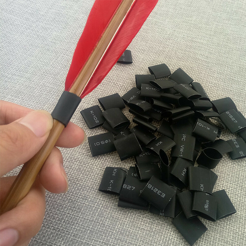 10M Archery Heat Shrink Tube Tubing Feather Fletches Protector for Arrow Shaft