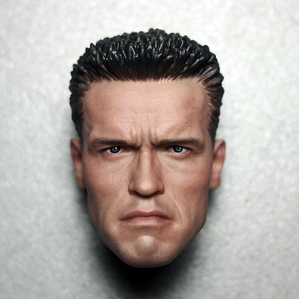 Terminator 2 Arnold Schwarzenegger 1/6 Scale T800 Head Sculpt For 12'' Hot Toys