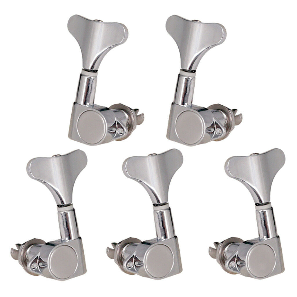 Musical Instrument 3L2R Chrome Tuning Peg Tuner Machine Heads for Bass Parts