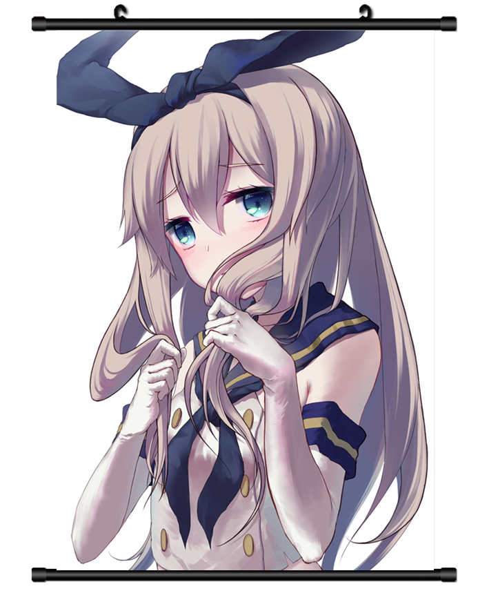 3839 Anime game Shimakaze Kantai Collection wall Poster Scroll