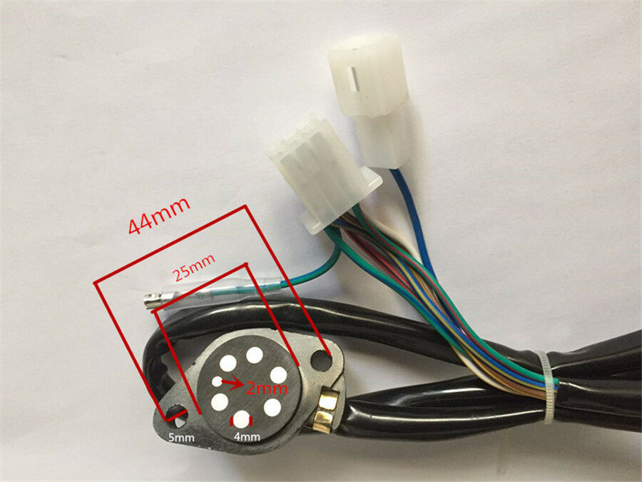 1* Rubber&Alloy Motorcycle Shift Gear Position Indicator Wire Harness For Suzuki