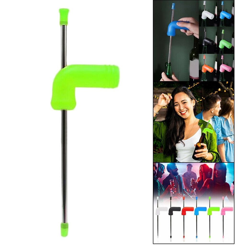 Plastic Beer Snorkel Dispenser Drink Bong Bar Club Entertainment Beverage