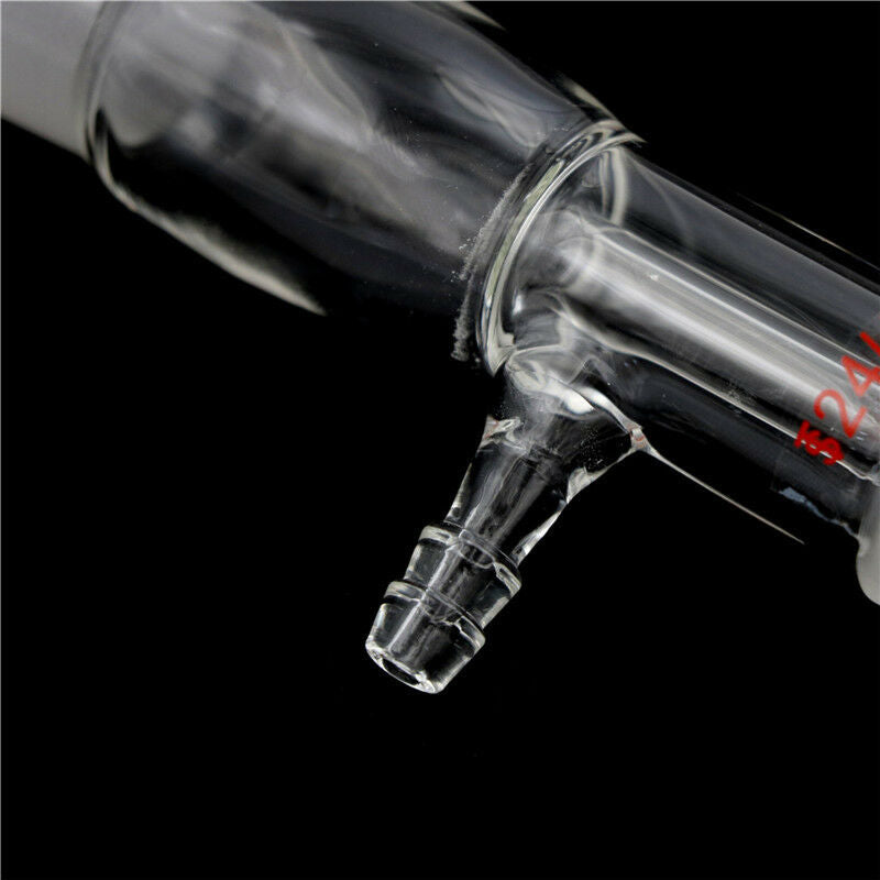 24/40 Glass Vacuum Take-off Adapter Laboratory Straight Tube Gas Inlet AdapM FG
