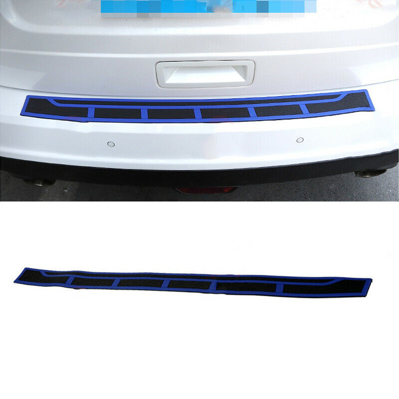 Rubber 35" Auto Rear Bumper Edge Sill Cover Scuff Plate Guard Scratch Resistant
