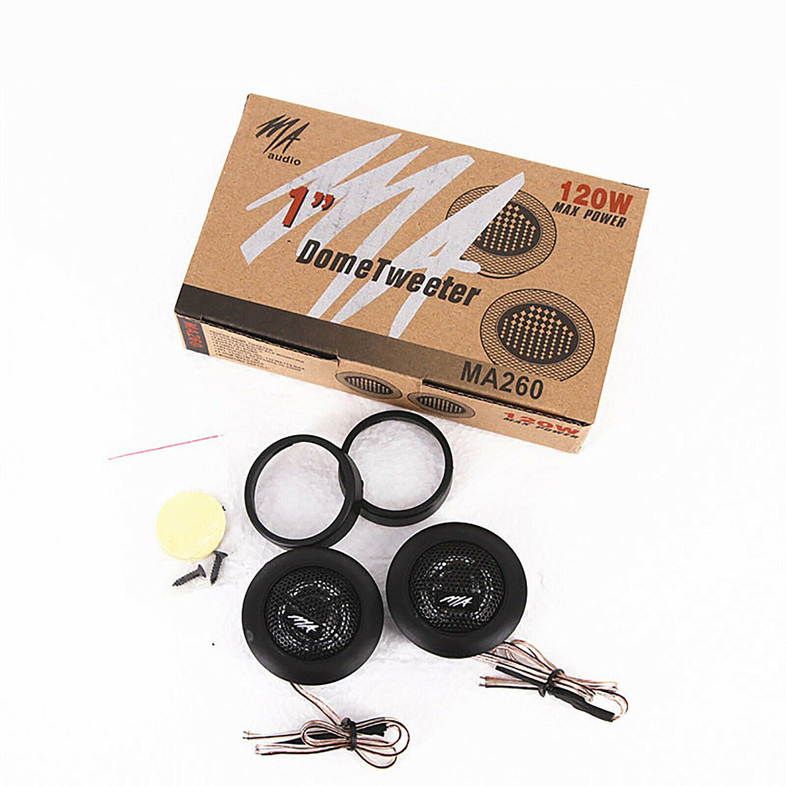 4 Ohm 35W Big Horn Loudspeaker Car Stereo Small Tweeter Dome Speaker Spare Parts