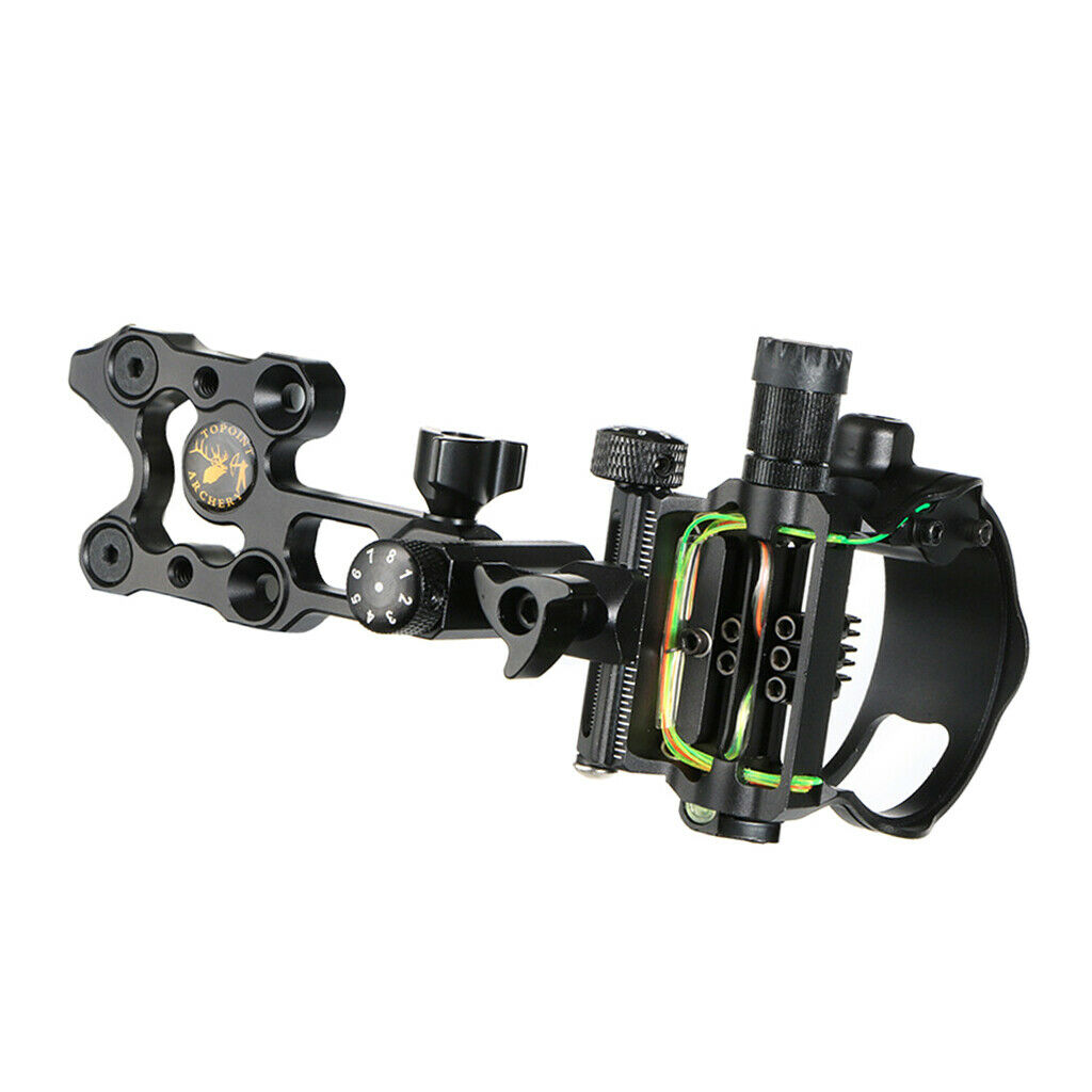 Micro 5 Pin Bow Sight .019" Fiber Compound Bow Sight Archer Accessories