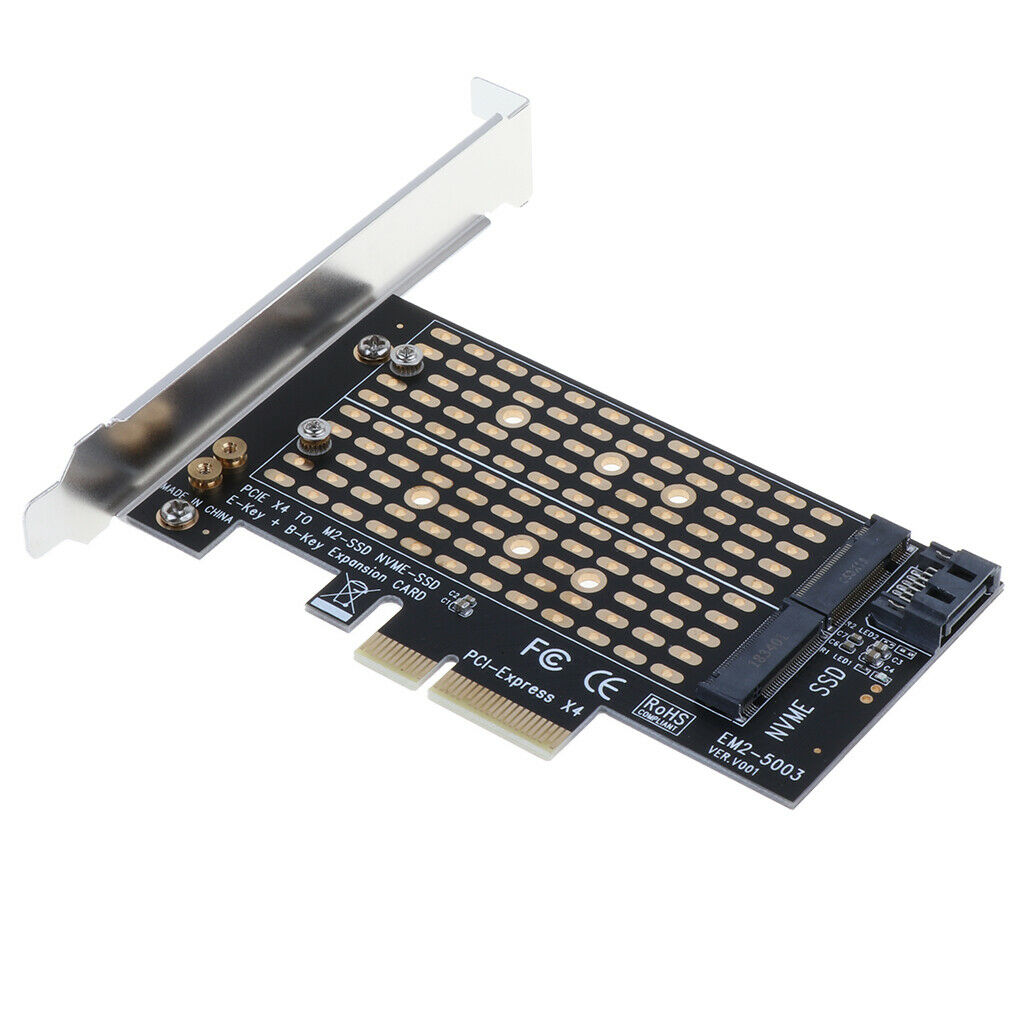 M.2 to PCI  X4 Converter Card Adapter M.2 NGFF M-Key, PCIe NVME Adapter