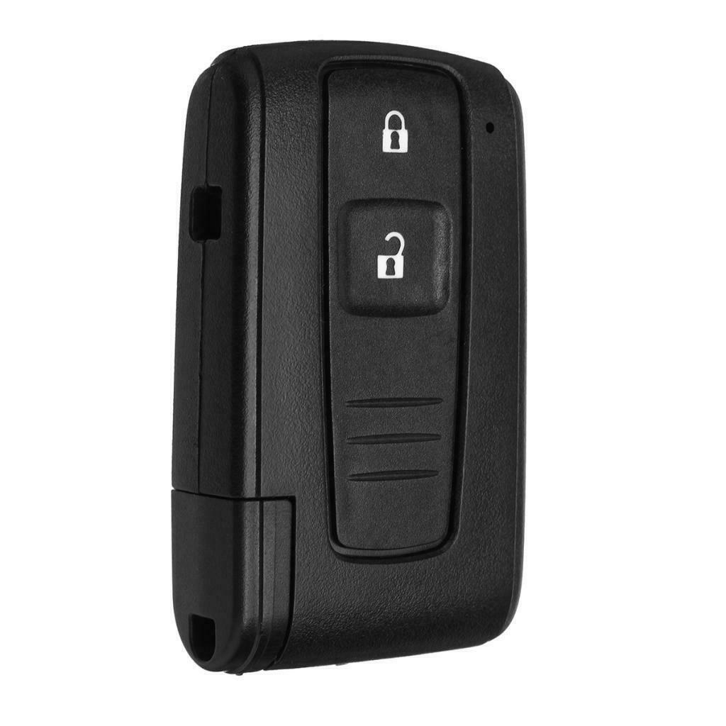 Black 2 Buttons Remote Car Key Fob Cover Case For  Corolla Verso Prius