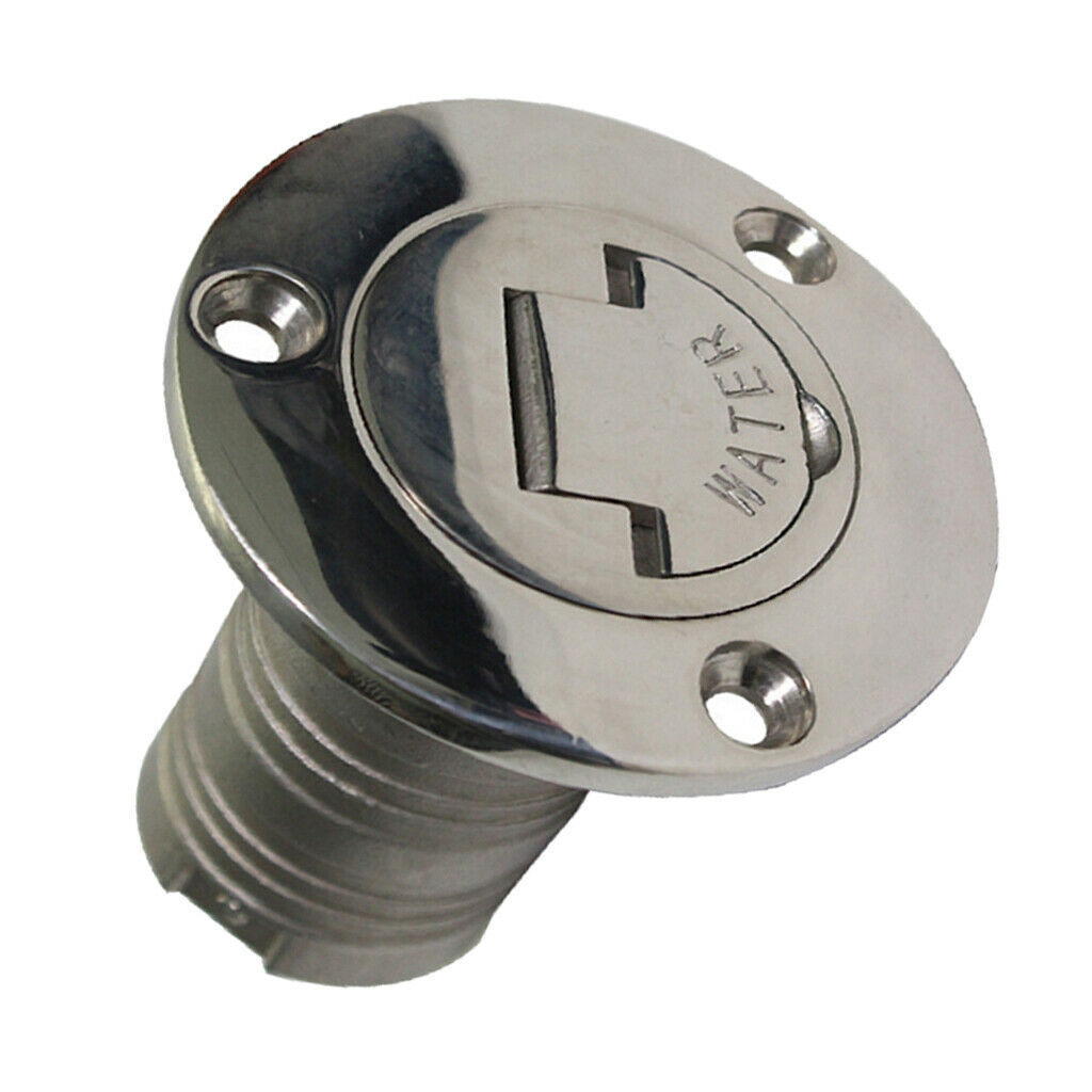 Waste Boat Deck Fill Marine Grade 316 Stainless Steel 38mm with Keyless