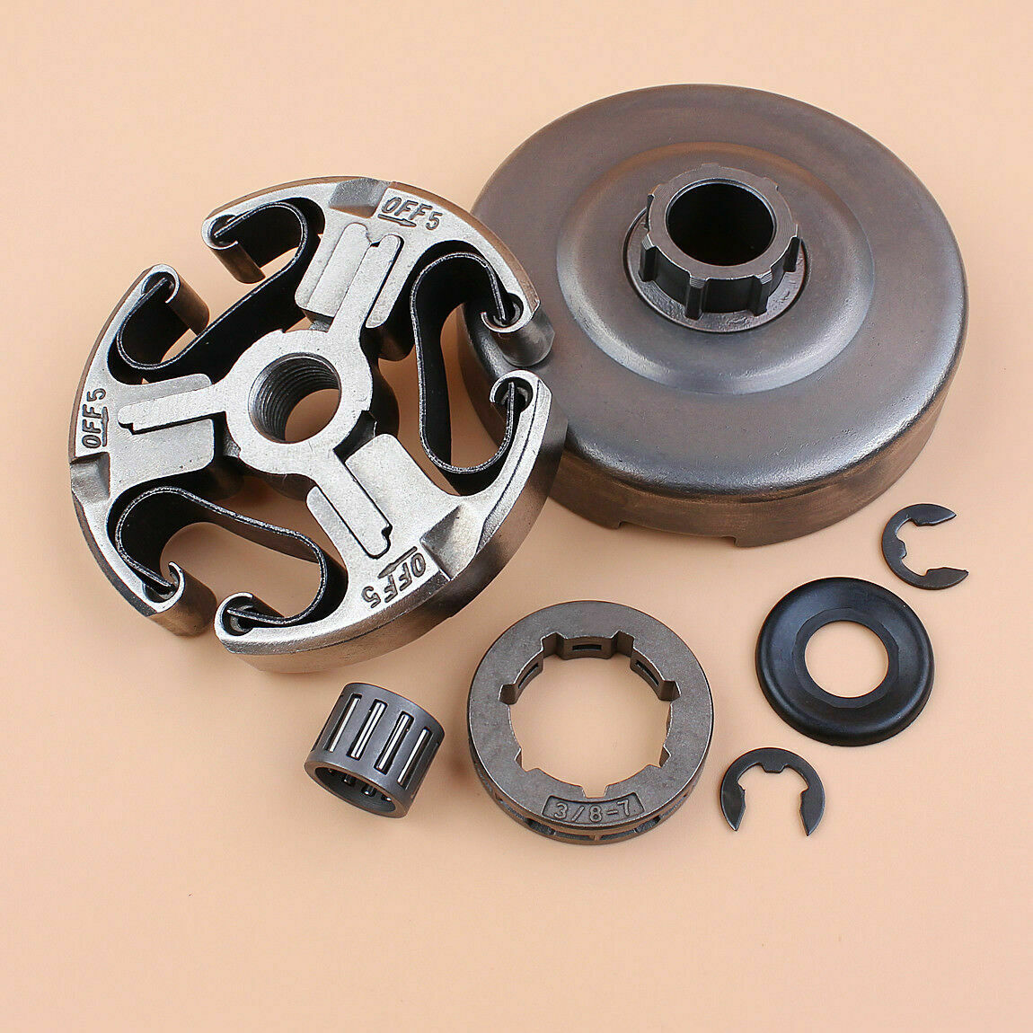 Clutch Drum Sprocket Rim Washer For Husqvarna 365 362 371 372 Saw Bearing 3/8"-7