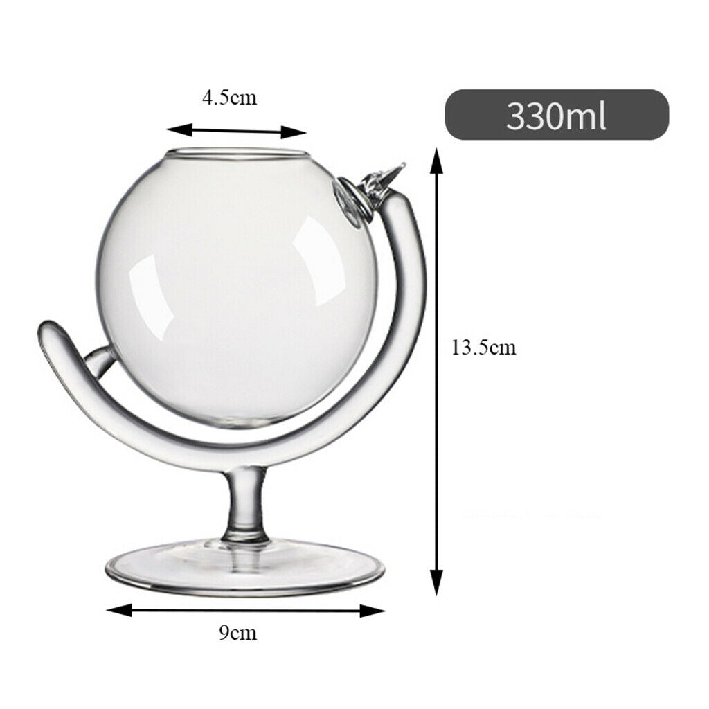 Creative Amazing Cocktail Glass Globe Shape Reusable Parties Houseware