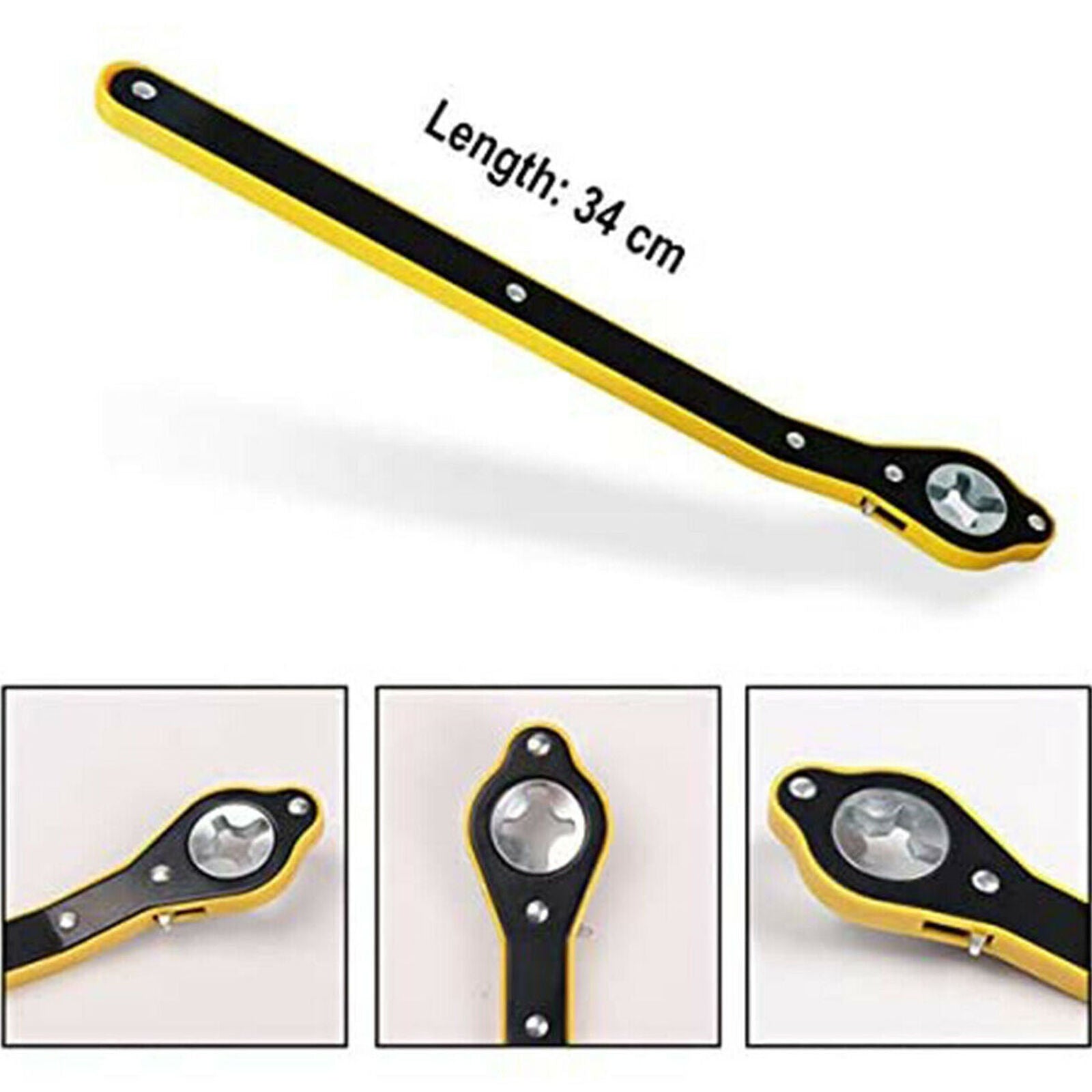 Car Jack Labor-Saving Ratchet Wrench Scissor Jack Garage Tire Wheel Lug Wrench