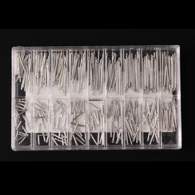 360Pcs Boxed Split Pin Fastener Clip Hairpin Tungsten Steel Needle Pin 6--23Mm