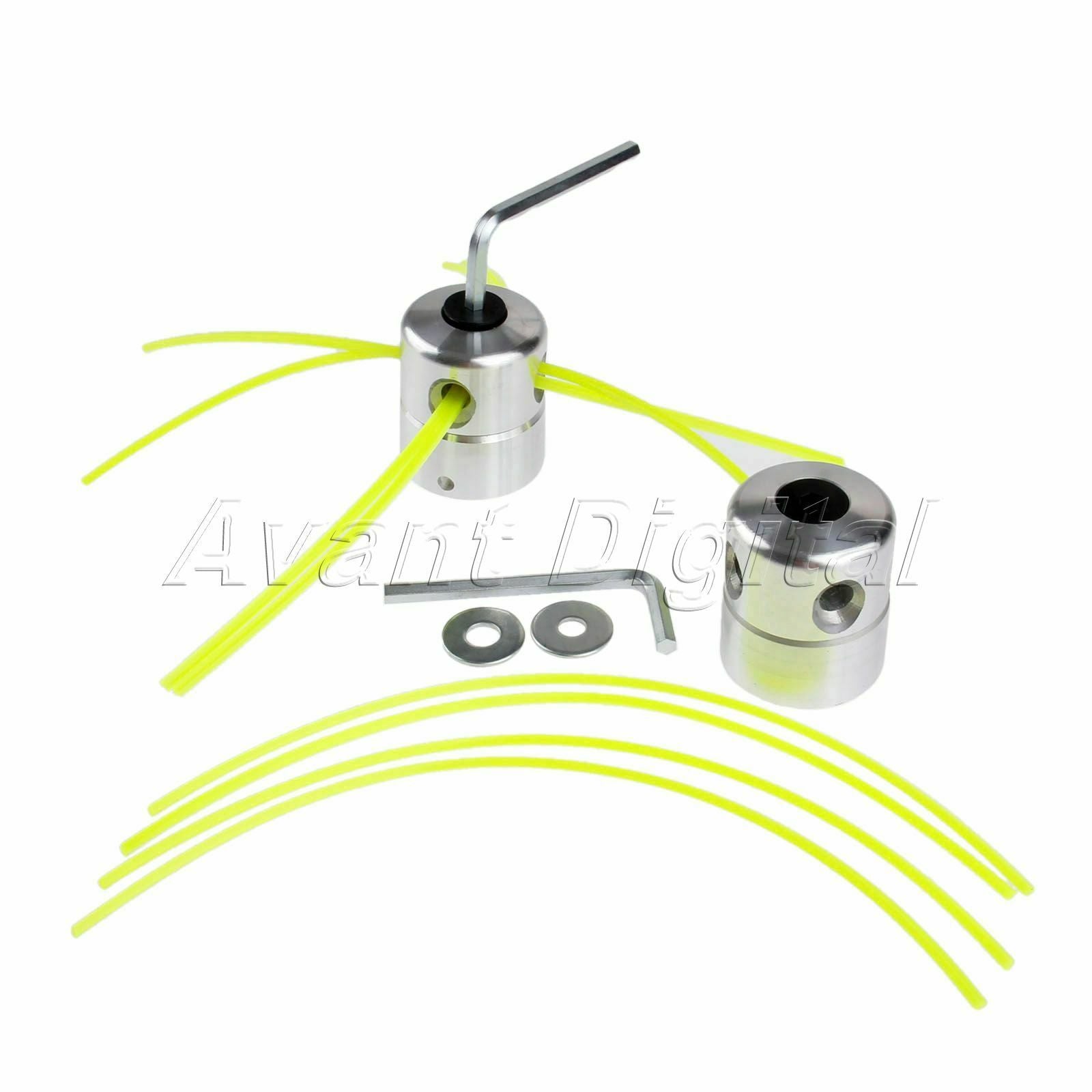 Trimmer Head Aluminum Grass Cut Line Strimmer Parts for Brushcutter Lawn Mower