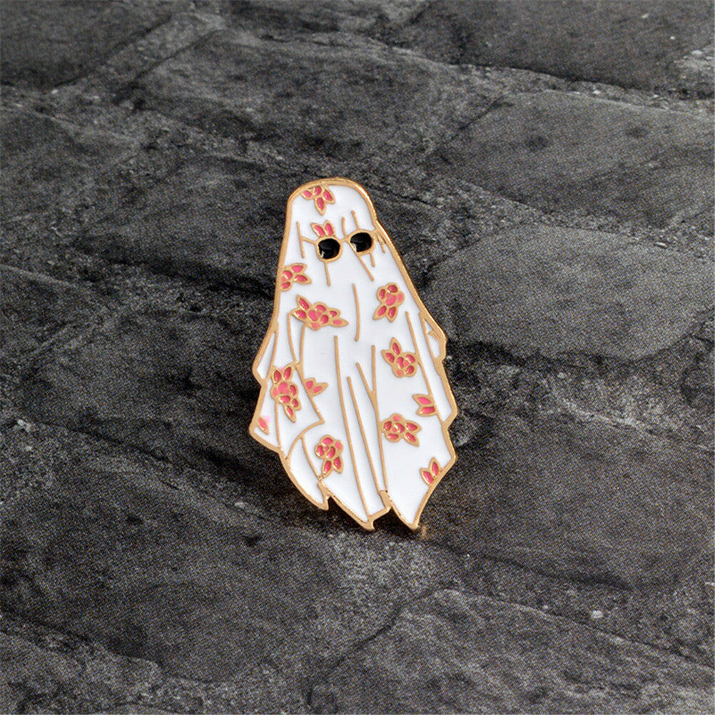 Dubai Enamel Pin Arabian flower white robe sunglass Brooch Backpack Pin`Ba.l8