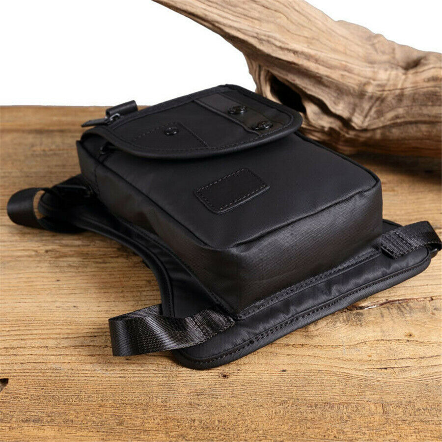 Pure Black Motorcycle Leg Bag 15 * 26 * 7cm, Easy To Carry And Wear-Resistant