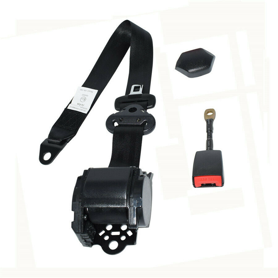 Adjustable Seat Belt Car Truck 3 Point Short Iron Rod Steel Wire Buckle Belt
