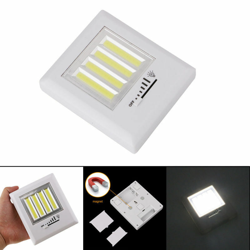 Wireless with Magnetic Cob Led Dimmable Wall Light Switch Closet Night Light