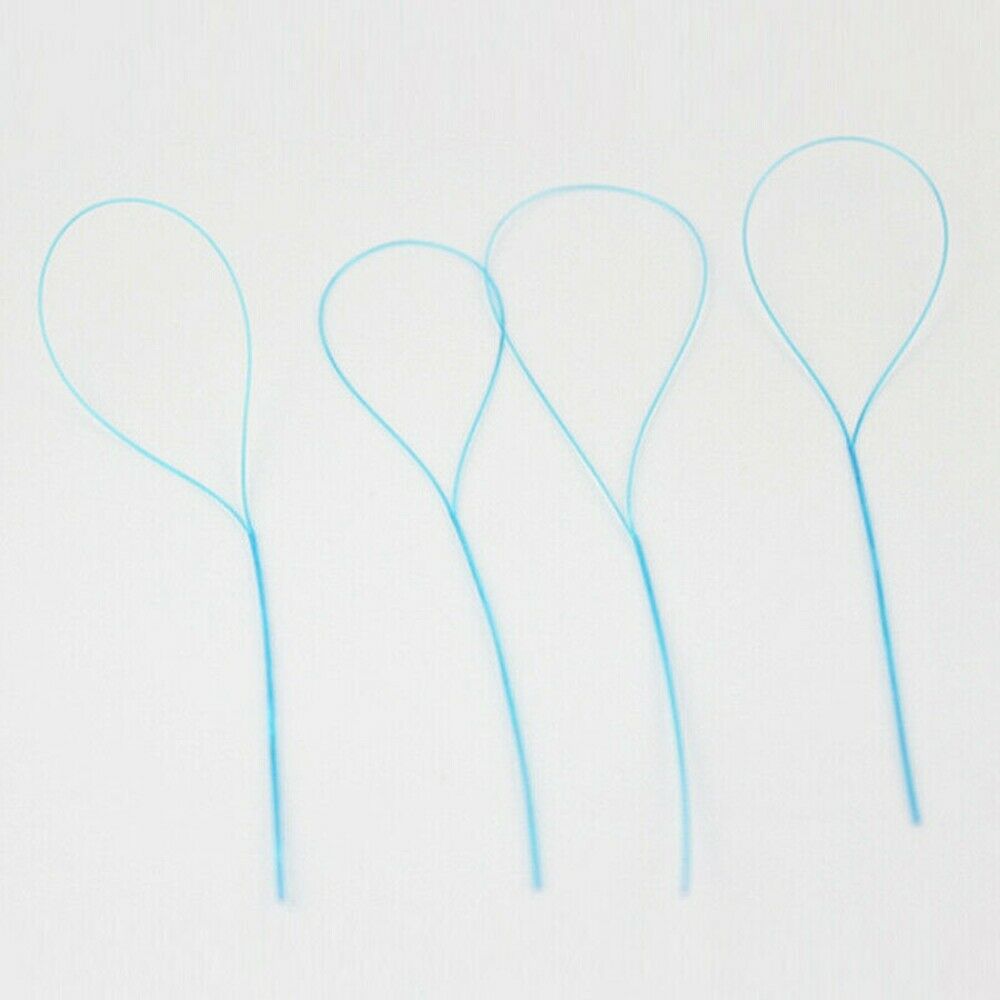 105Pcs Dental Floss Threaders Simple Loops With Case For Braces Bridges Implants