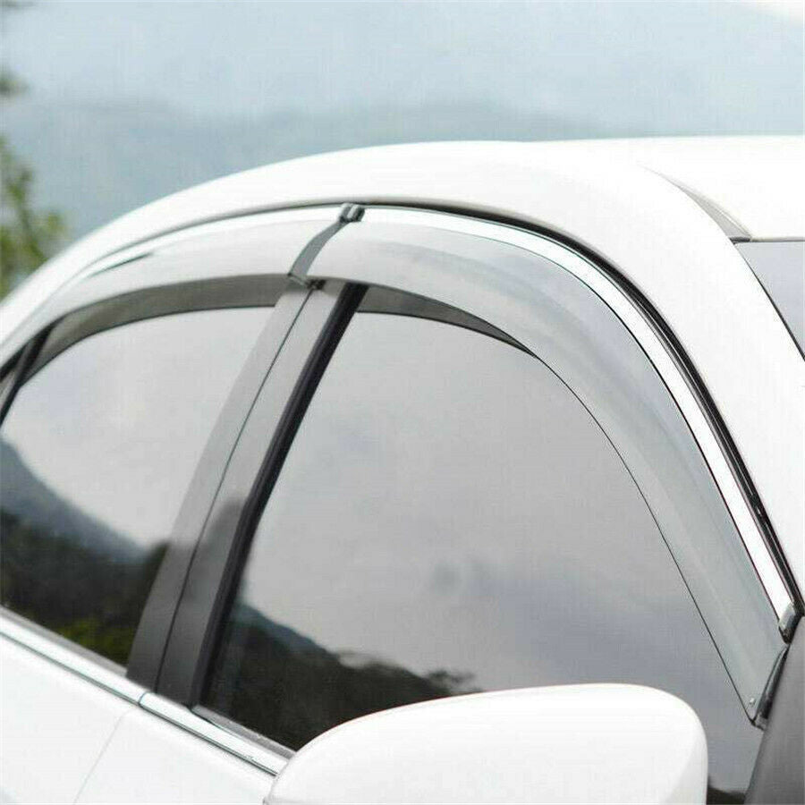8x In Channel Wind/Rain Deflectors Fitting Clips Car Rain Eyebrow Clip More Safe