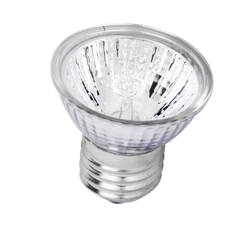 8Pcs 50W Reptile Mini Reflector Halogen Spotlight Light Lamp Bulb 220-240V