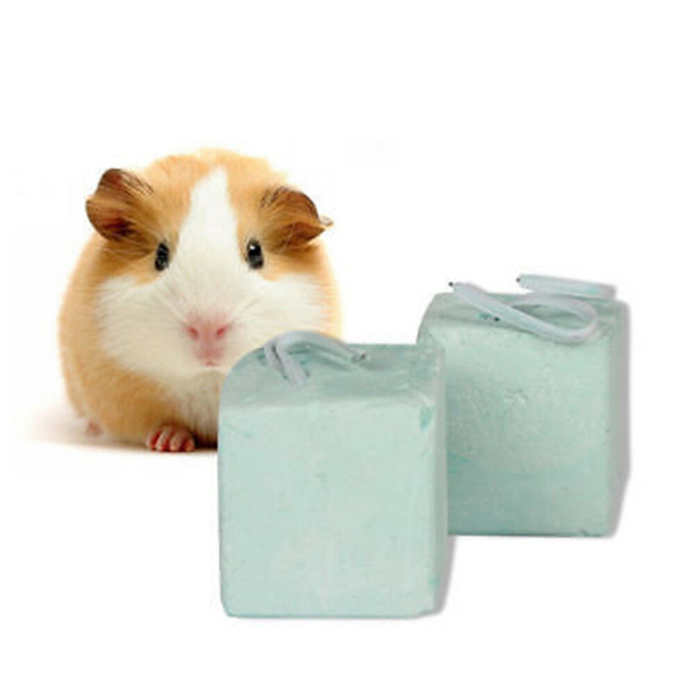 Small Animal Pet Hamster Rabbit Rat Mineral Chew Cube Teeth Grinding Ston.l8