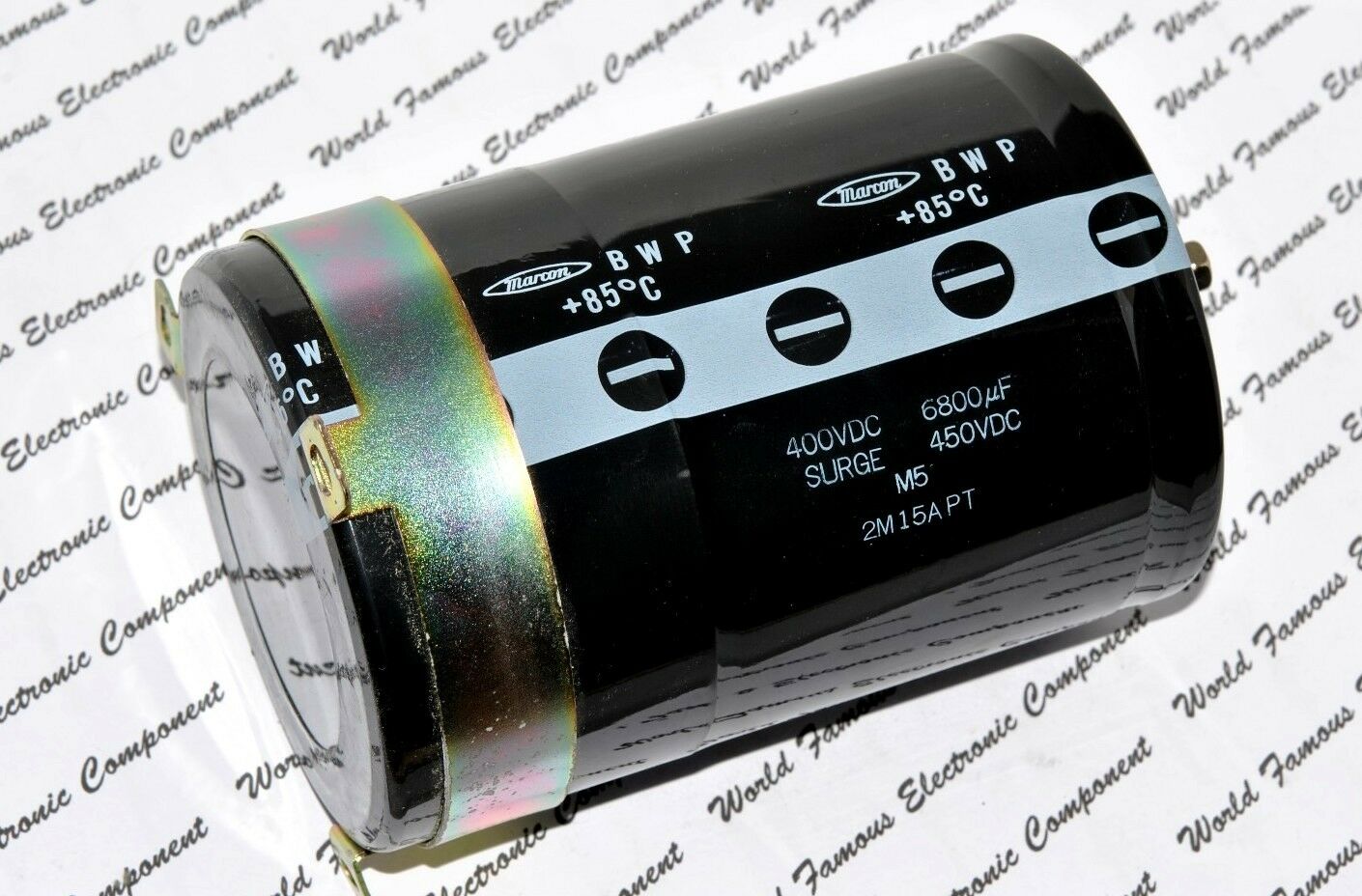 1pcs - MARCON BWP 6800uF 400V Screw Terminal Electrolytic Capacitor