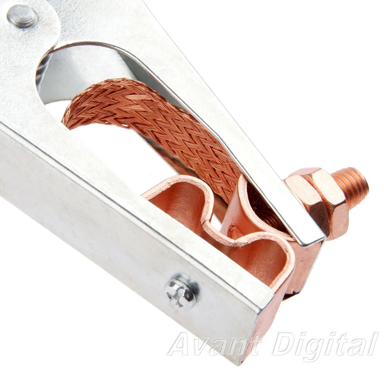 Strong spring Steel Copper Arc Welding Ground Earth Ground Clamp 400Amp Welder