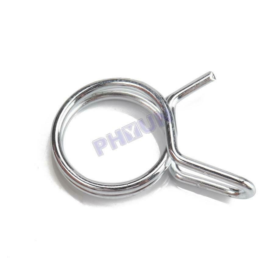 250pcs Î¦5-Î¦14 Double Wire Fuel Line Hose Tube Spring Clamps For Car Motorcycles