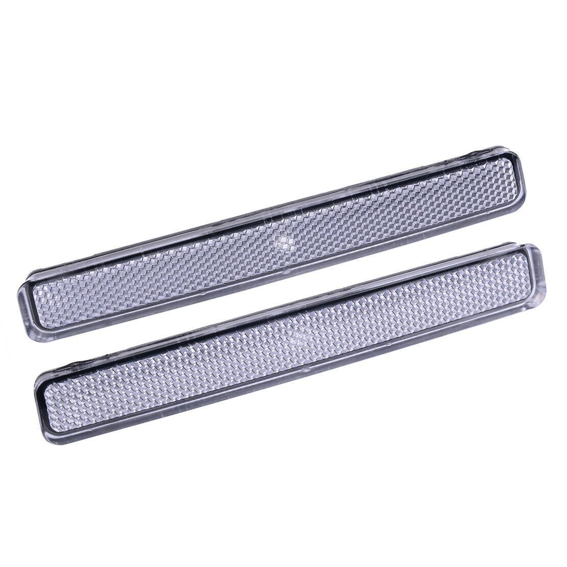 2x White Rear Bumper Reflector Tail Marker Lamp Light Fit For VW T5 03-09 Acc