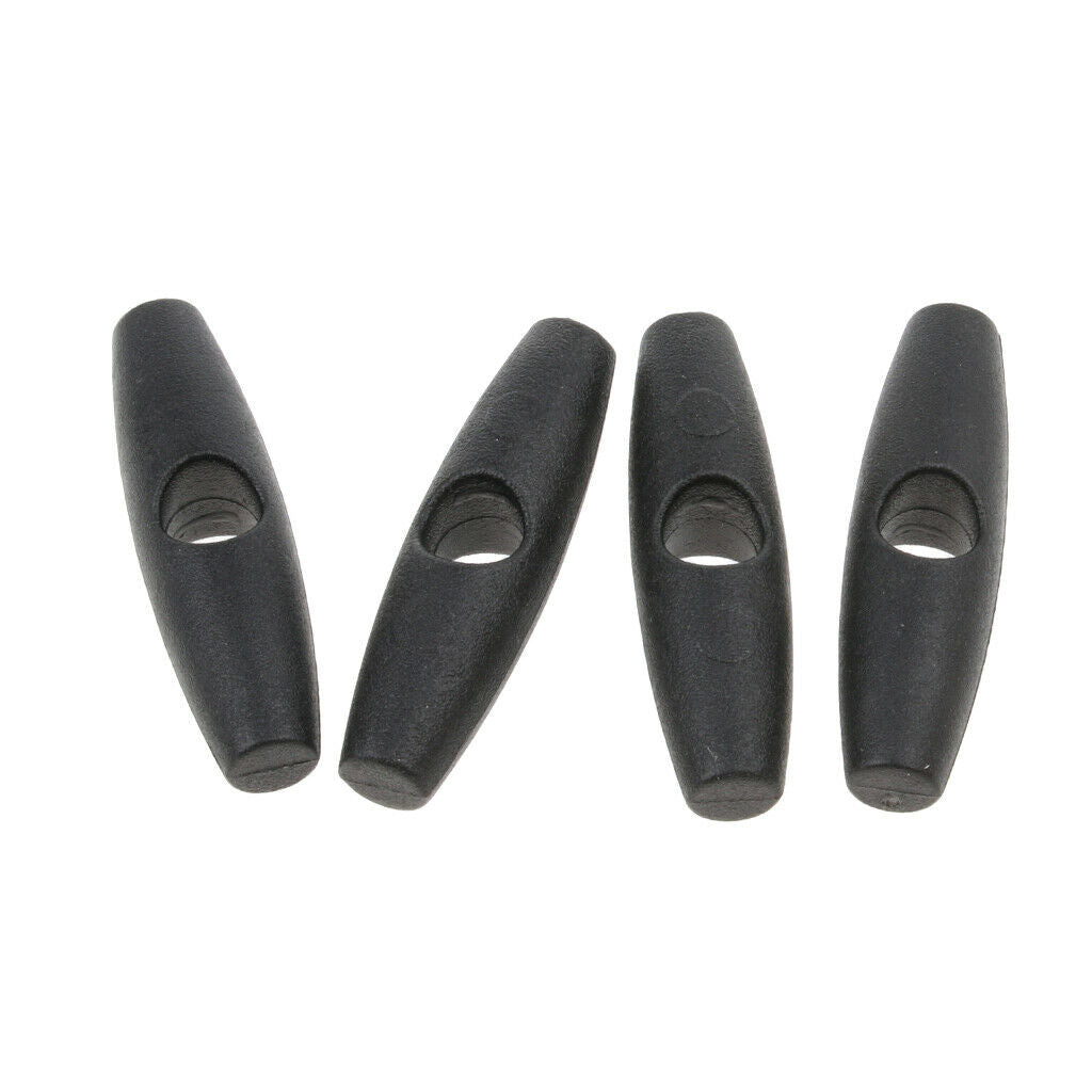 4pcs Drawstring Cord Tent Fly Roll Up Buckle Snap for Camping Canopy Awning