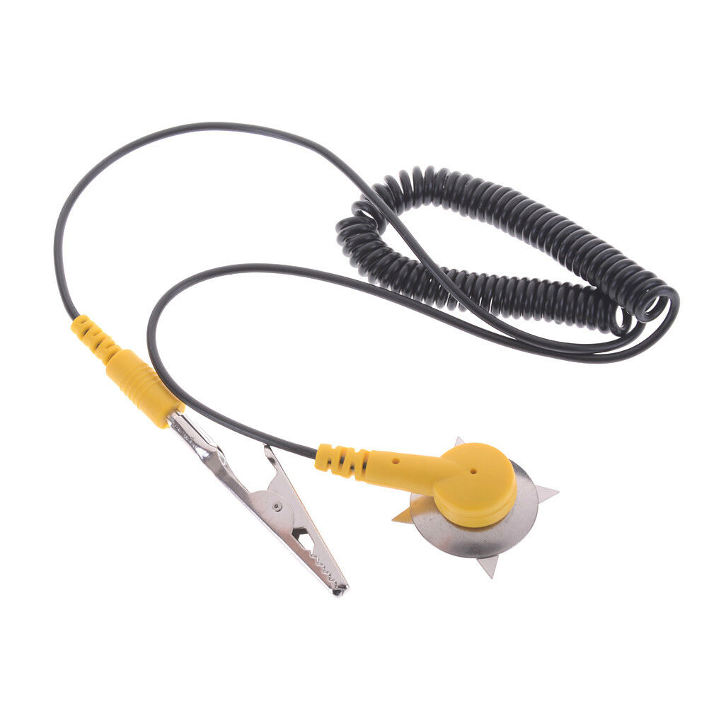 Desktop Antistatic ESD Cord Crocodile Clip Anti Static Mats Ground Wire Fad US