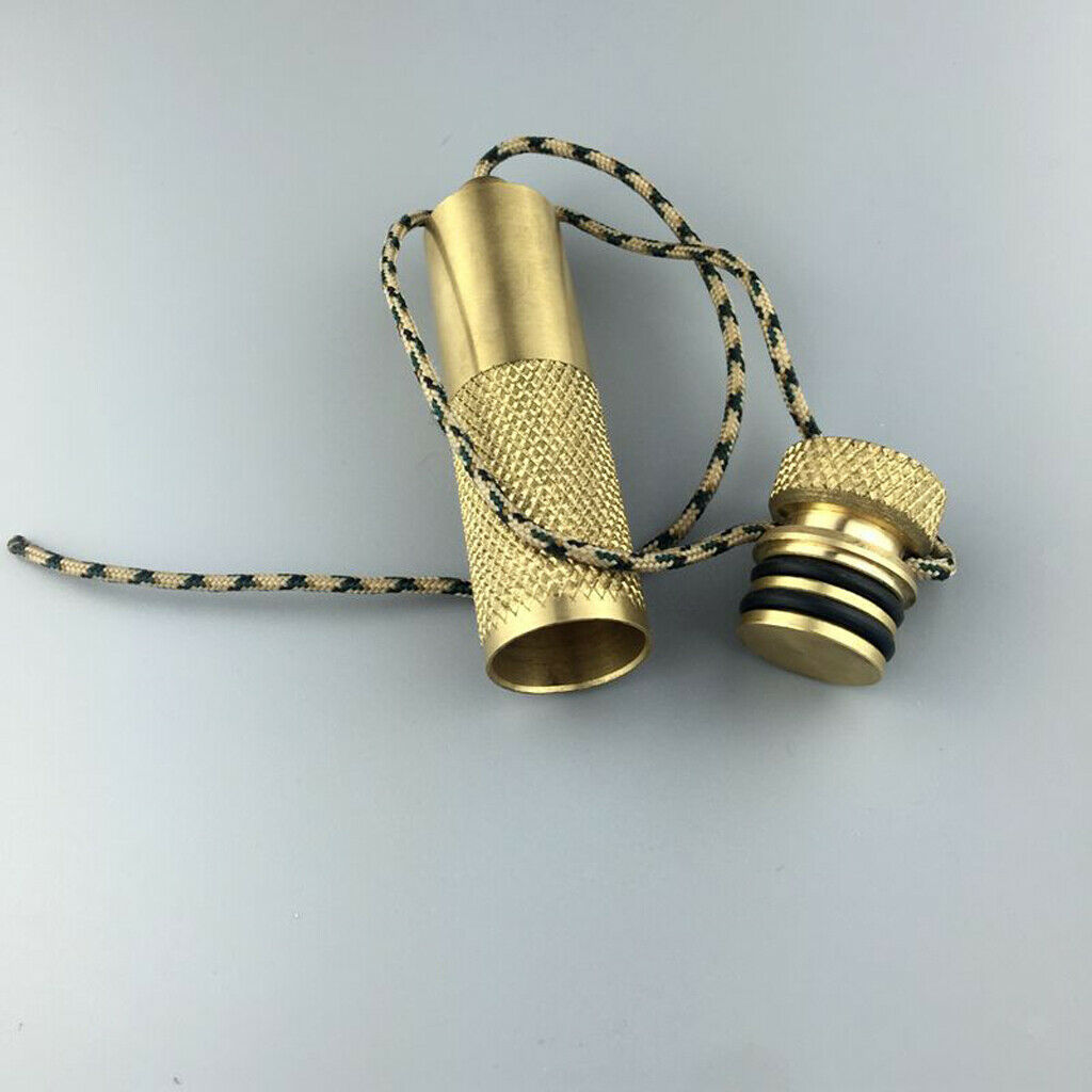 Portable Waterproof Brass Sealed Box Case Compass Outdoor Survival Camping