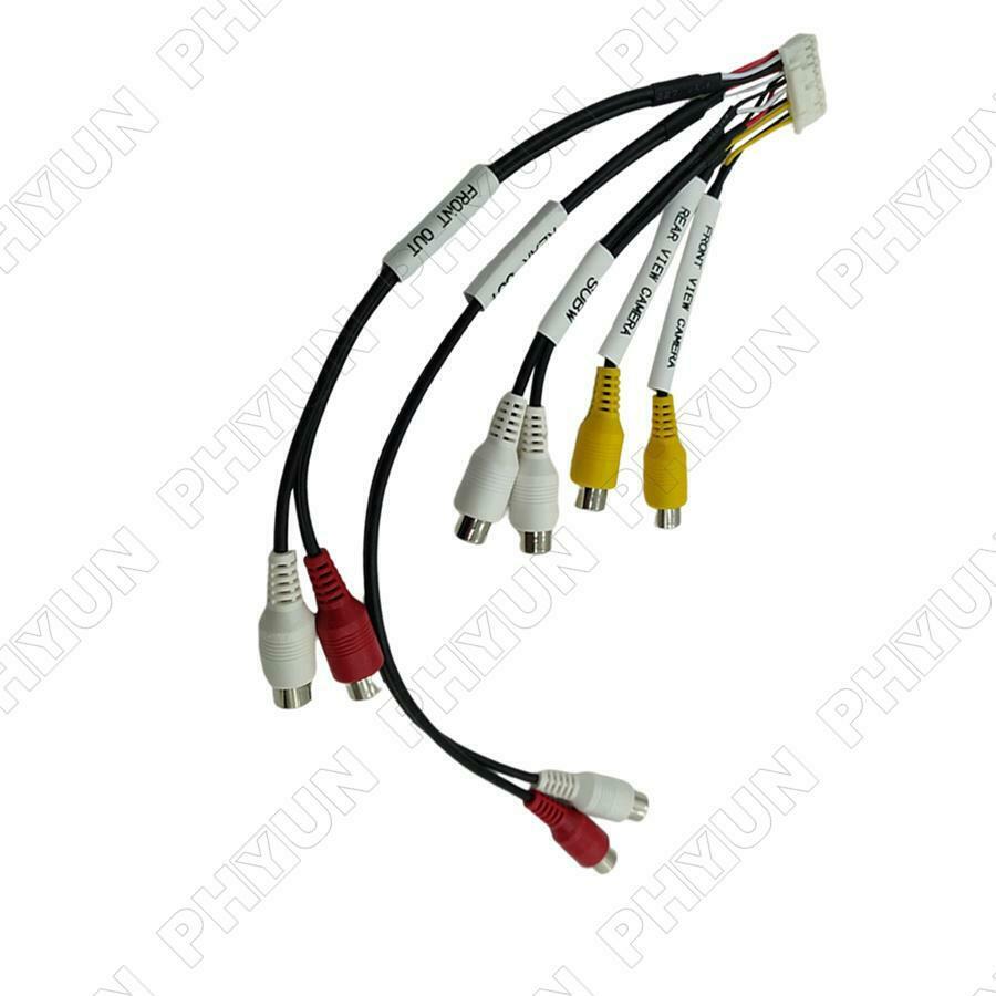 Camera RCA Harness Cable Wire Connector Adapter For ILXW650 ILX-W650 ILX-W650E