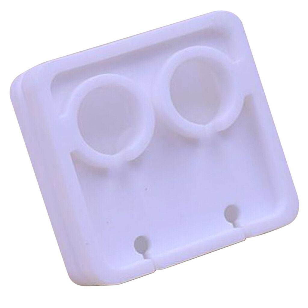 Earbud Holder Cord Wrapper Organizer Earphone Winder Carrying Case White