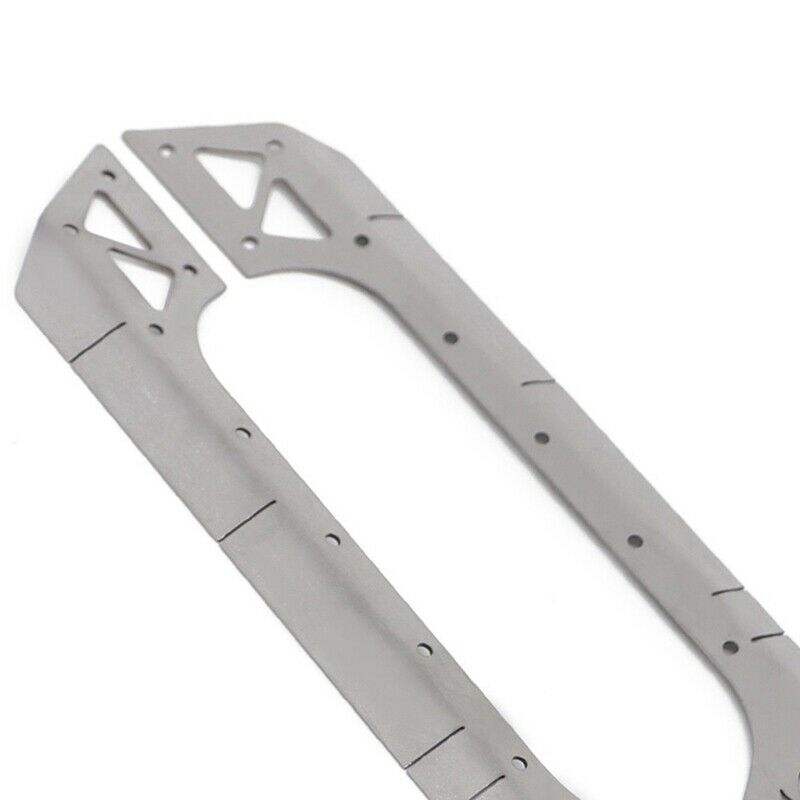 2Pcs Metal Side Skirt Surround for 1/10 RC Cler Car Axial SCX10 90046 AXI03007P5