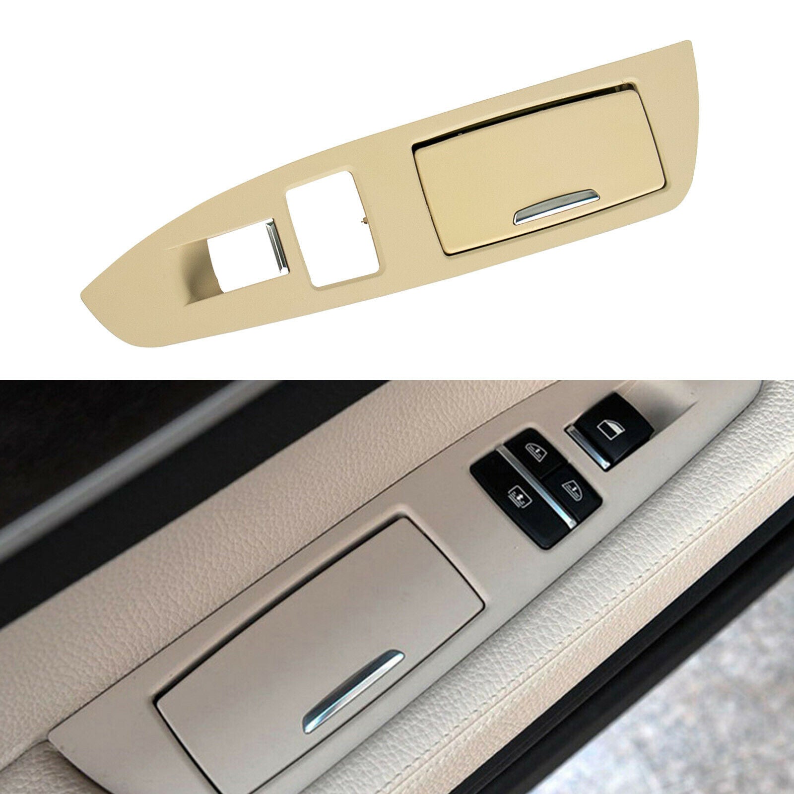 Door Ashtray Assemly Ash Tray for Series F01 09-1Replace Durable Right White