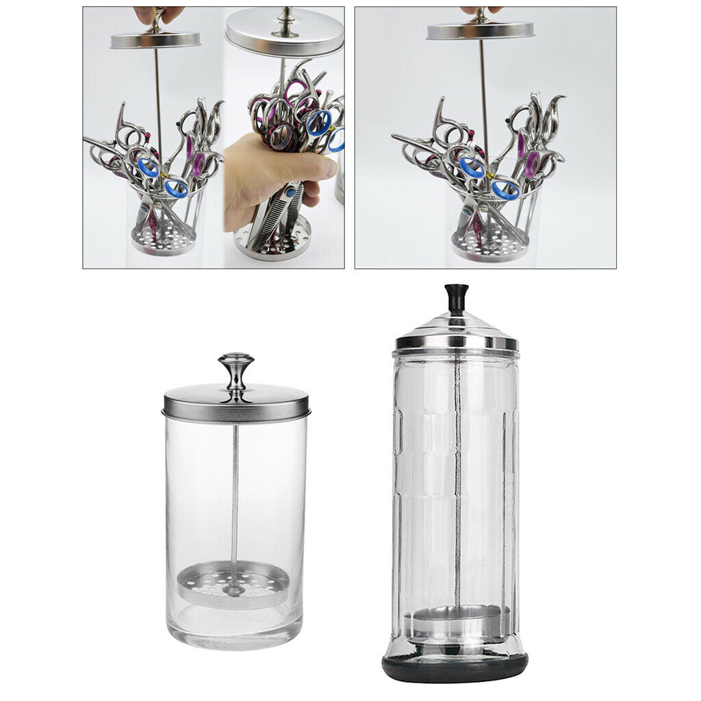 Disinfecting Disinfectant Jar Sanitizer Germicide Jar Bottle for Barber