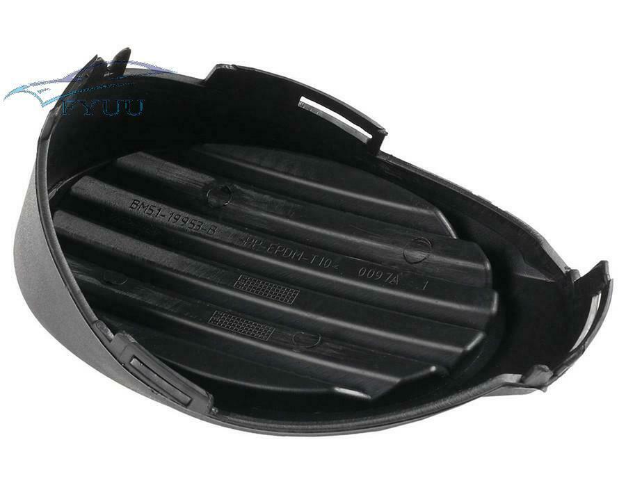 2PCS Front Right+Left Fog Light Cover Vent Grille For Ford Focus 2012-14 Black