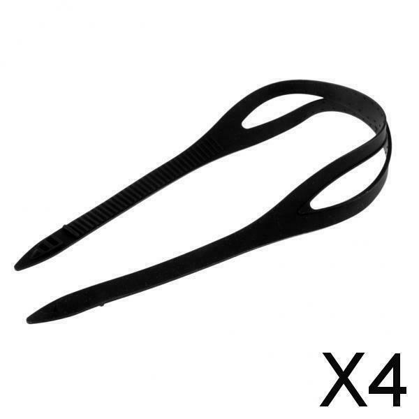 4X Universal Swimming Goggle Flexible Silicone Strap Band Eyewear Accessories