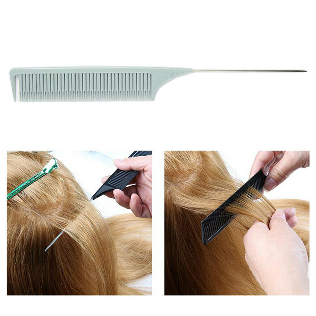 3x Pro ABS Sectioning Weave Highlighting Foiling Hair Combs Hair Coloring