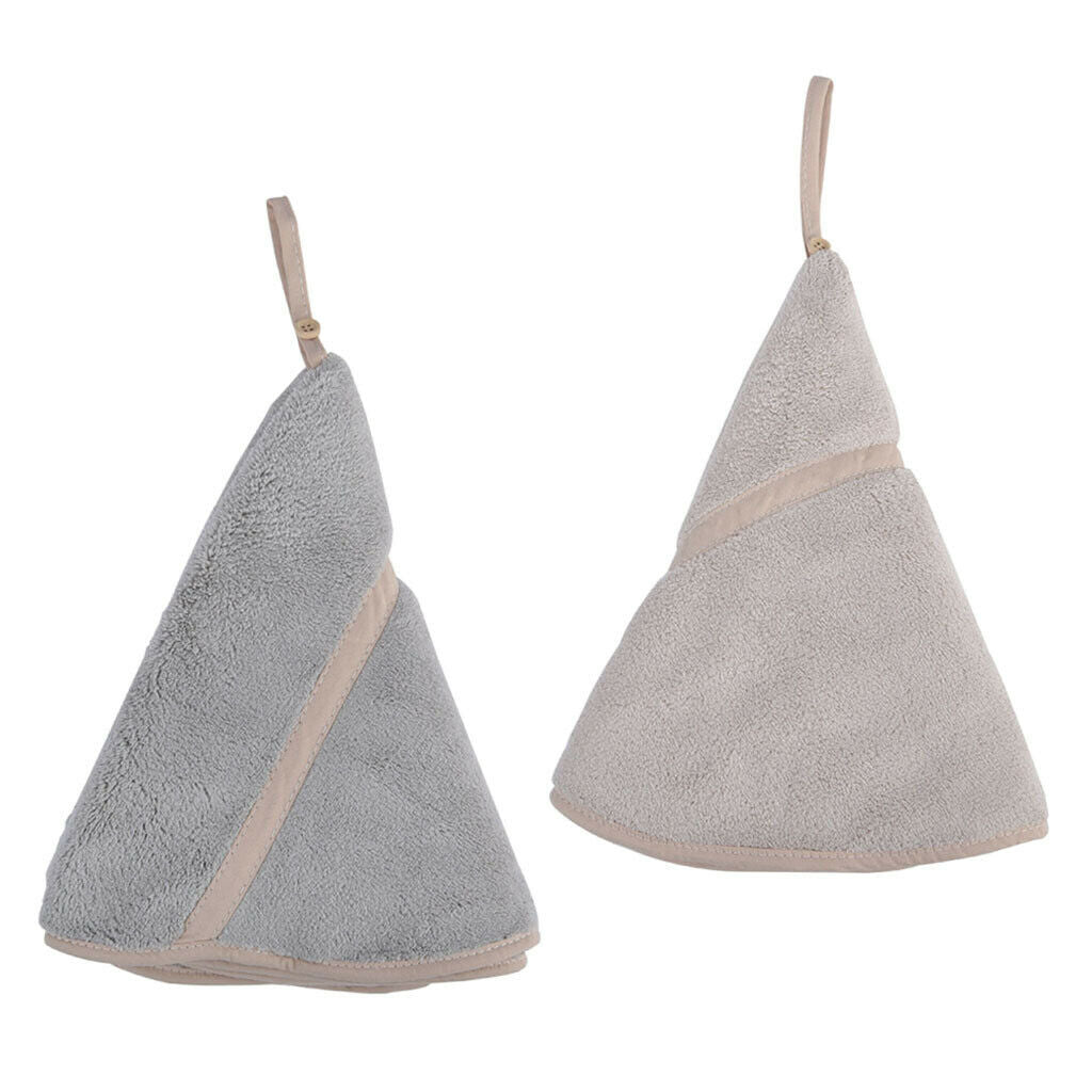 2x Hand Bath Face Towel Soft Skin-friendly Wash Cloth Hanky Water Absorbing