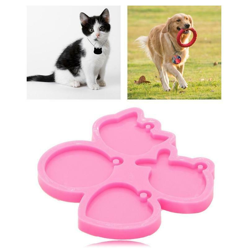 Love Pet Tag Keychain Mould Crystal Epoxy Creative Silicone Mould Love Gift